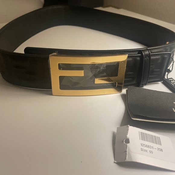 FENDI Embossed leather belt main image 11